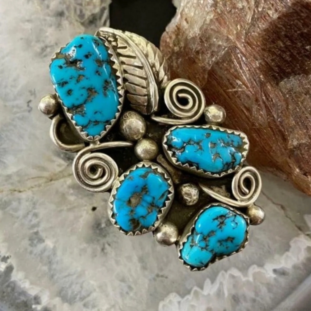 COPY - Gorgeous Kenneth Jones Turquoise Ring